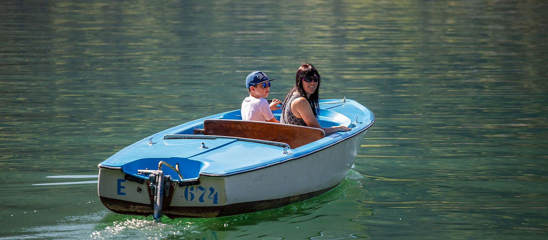 Bootsverleih am Walchsee in Tirol